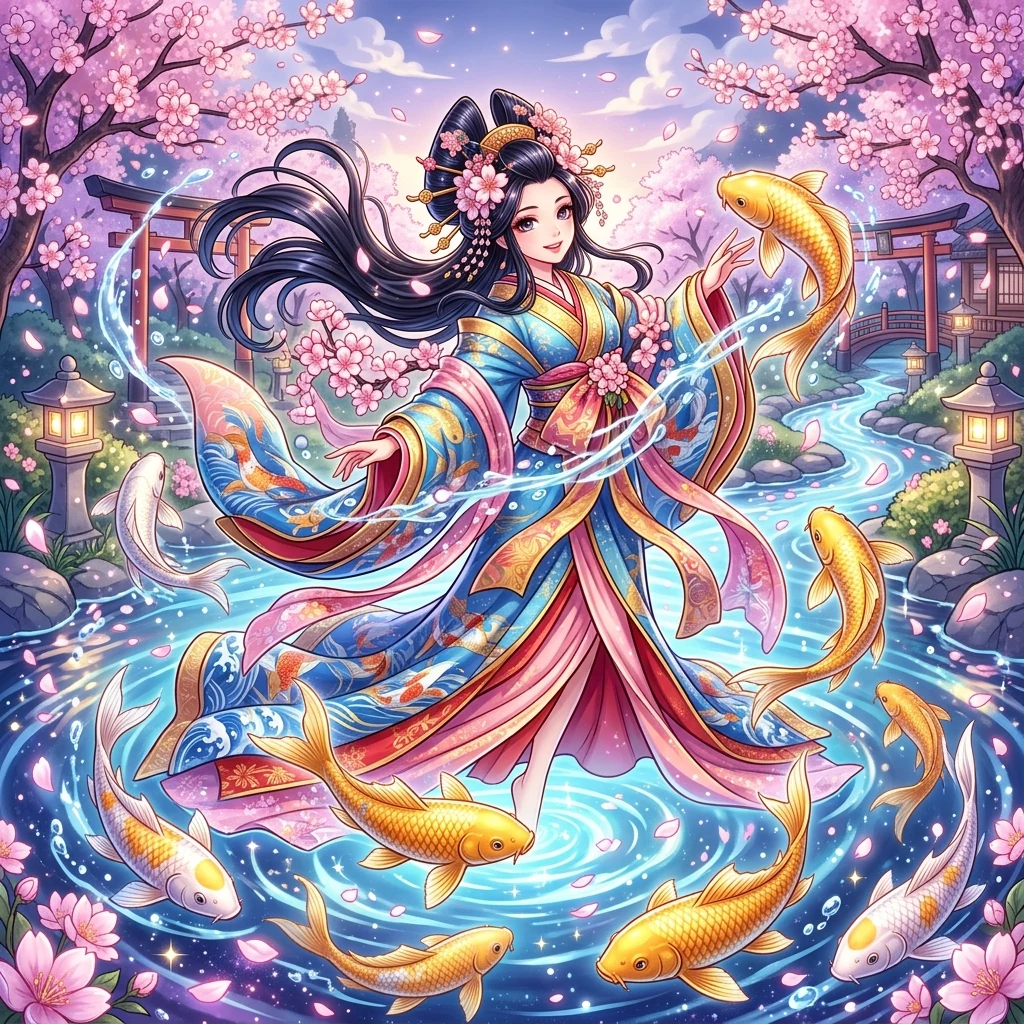 Koi Princess sur Magical Spin